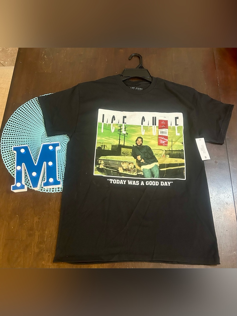 Ice Cube “Today Was a Good Day” Black T-Shirt Size M; NWT